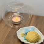 Wax Burner – Glob din Sticlă Transparentă