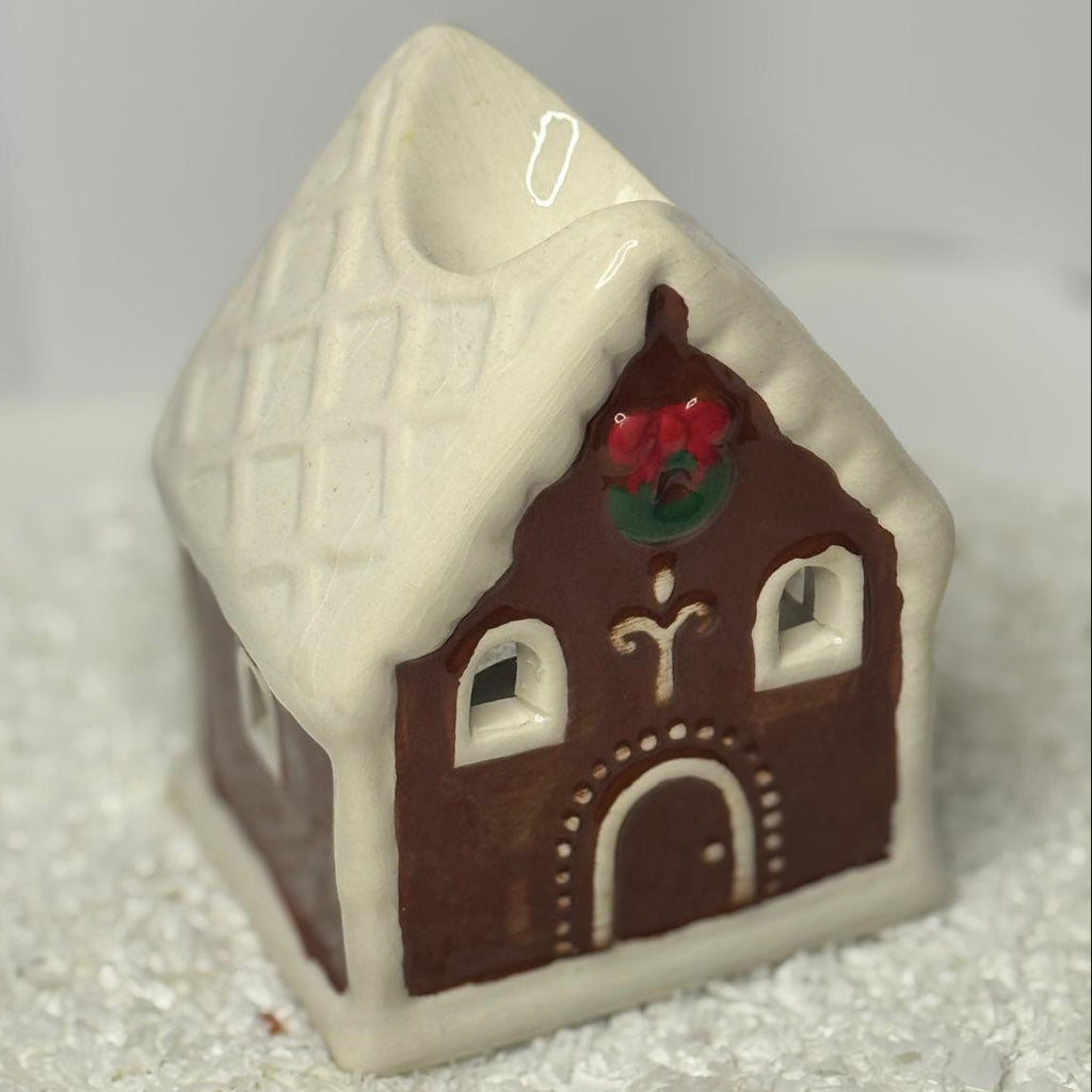 Wax burner - ”Brown Winter Cottage”