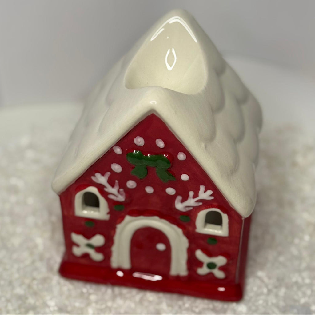Wax burner - ”Red Winter Cottage” - EsențaLumânărilor