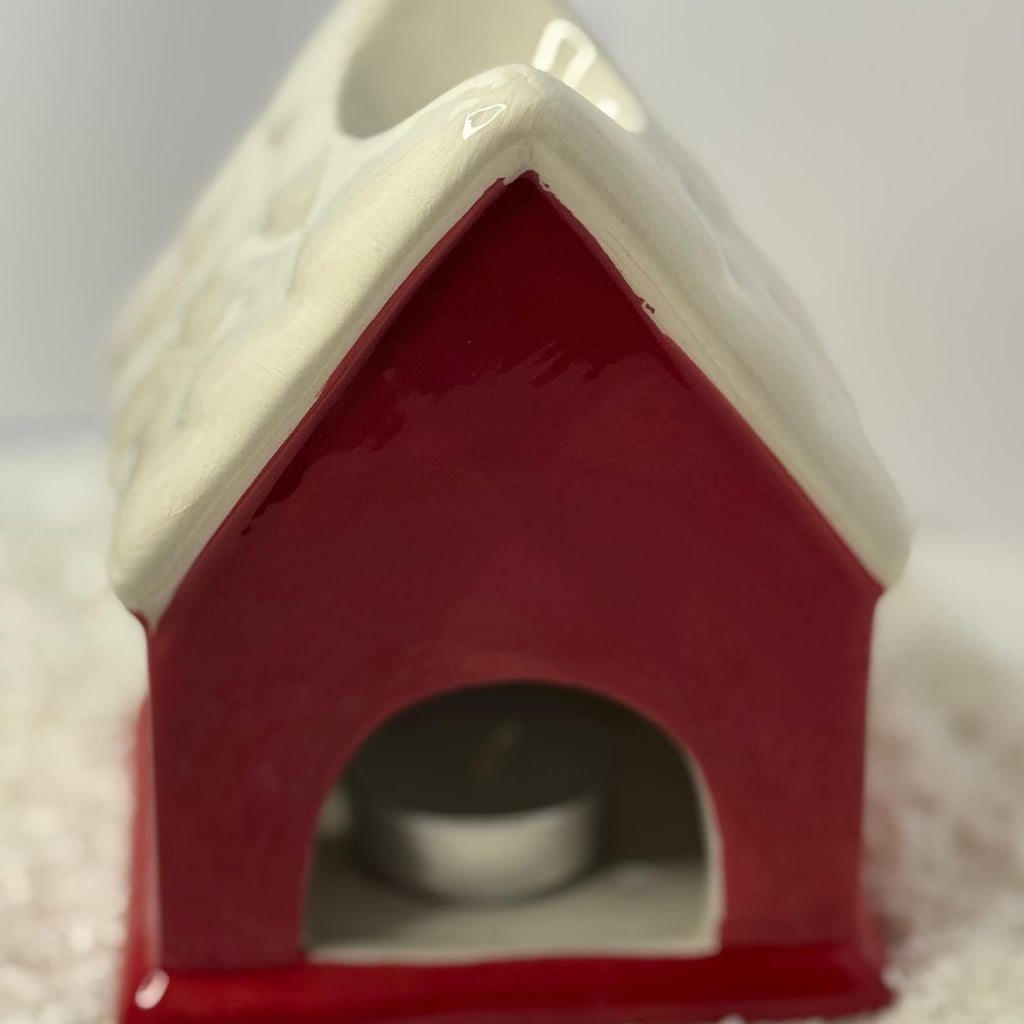 Wax burner - ”Red Winter Cottage” - EsențaLumânărilor