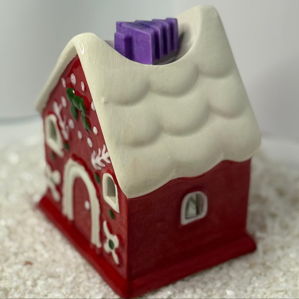 Wax burner - ”Red Winter Cottage” - EsențaLumânărilor