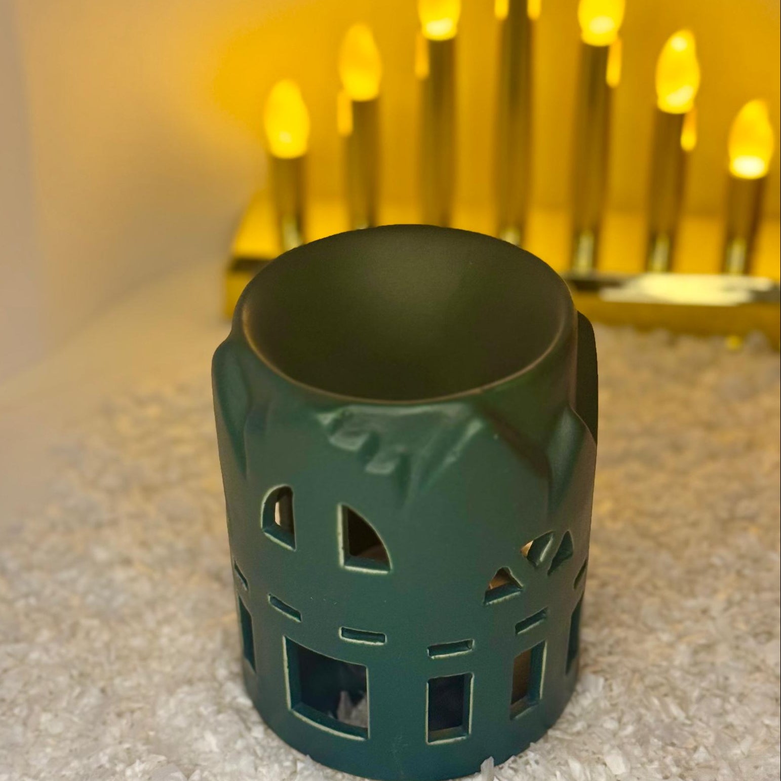 Wax burner - ”Orășelul Verde-Încântat”