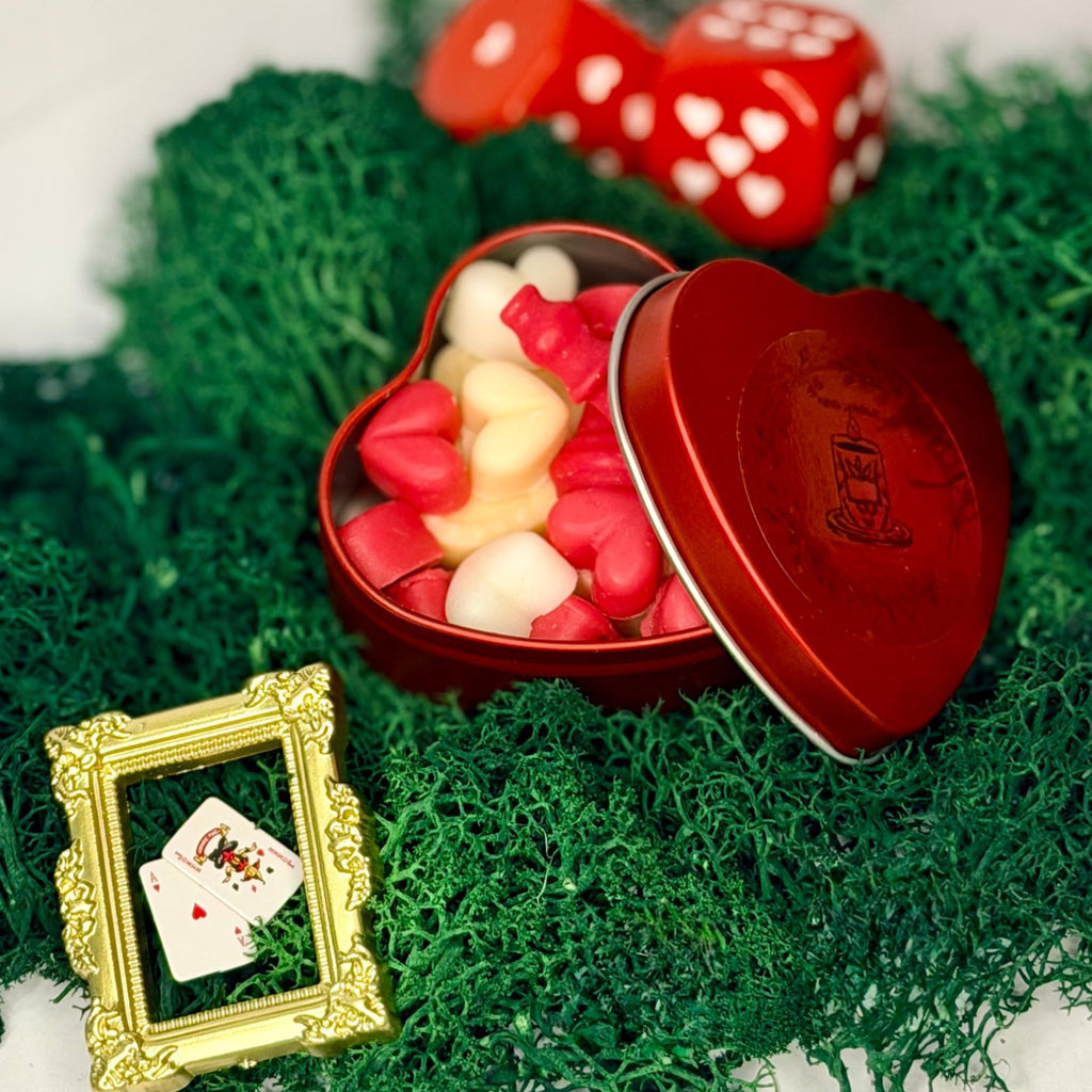 Heart Tin Box Wax Melts - Queen of Hearts 💝