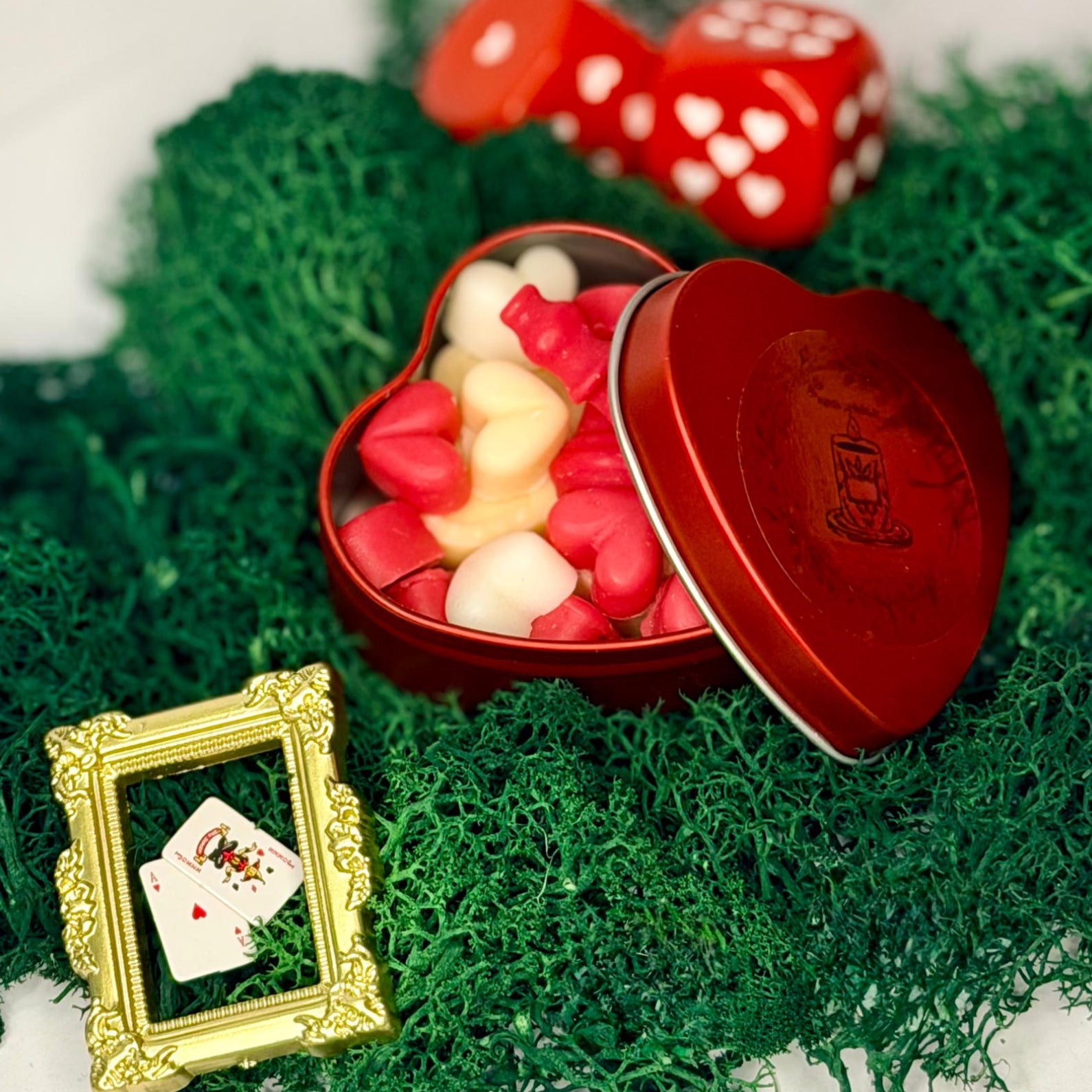 Heart Tin Box Wax Melts - Queen of Hearts 💝