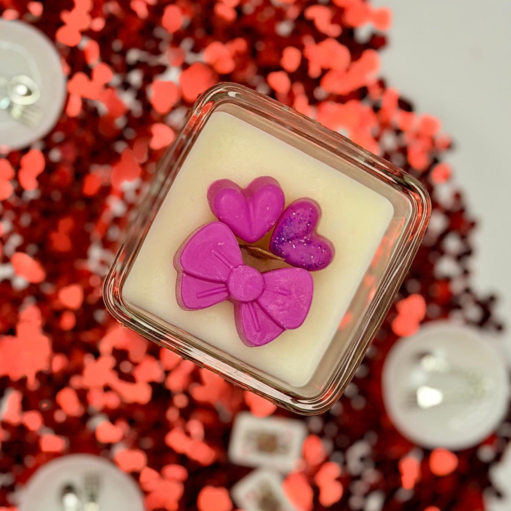 Candle little Queen of Hearts - "Royal Bow" 🎀