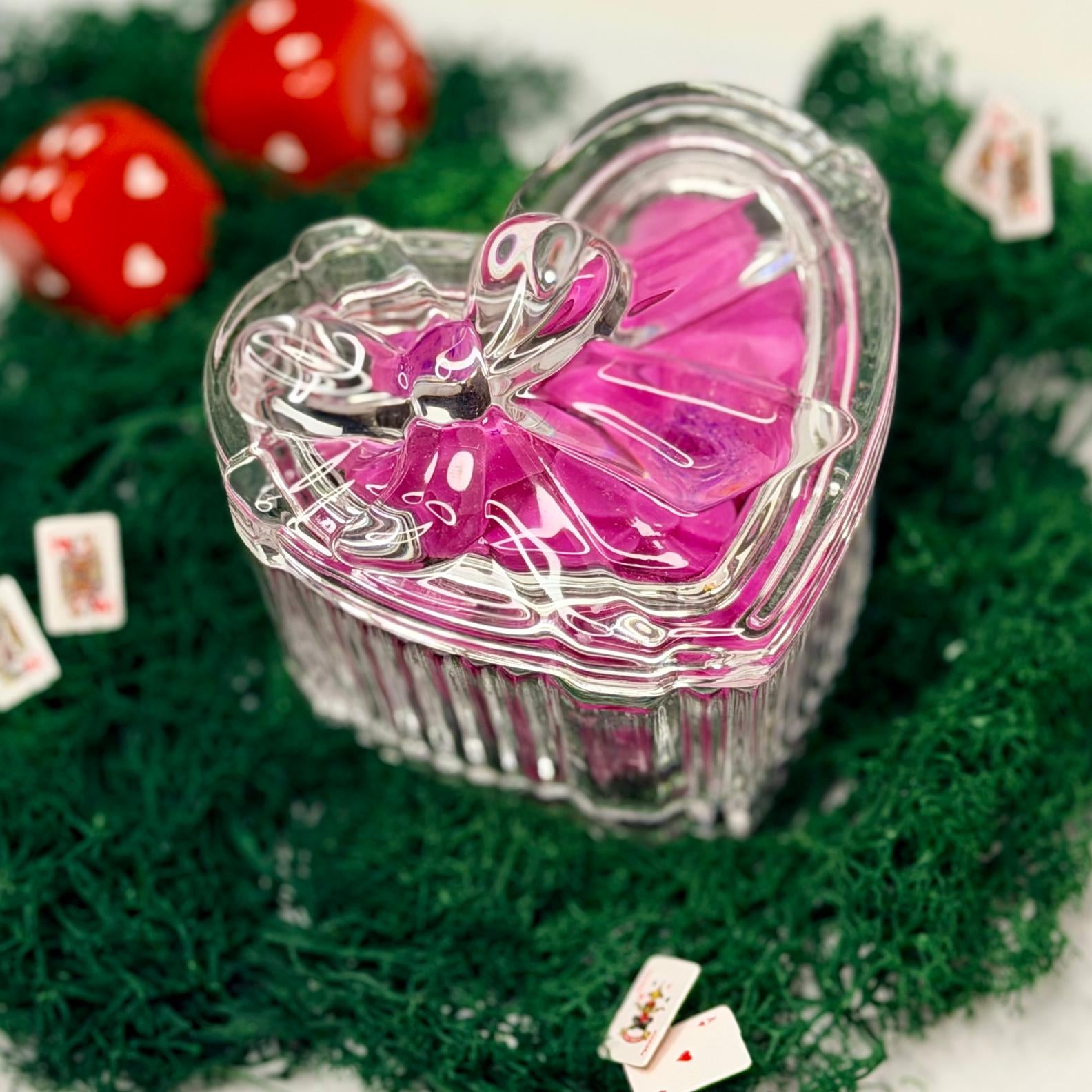 Box Heart cu Wax Melts - Queen of Hearts 👑