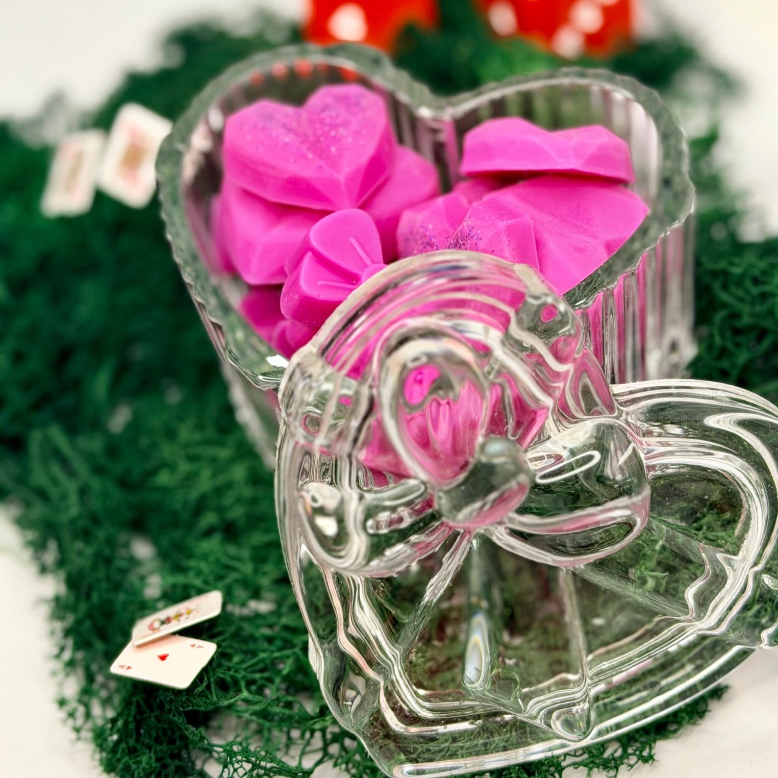 Box Heart cu Wax Melts - Queen of Hearts 👑