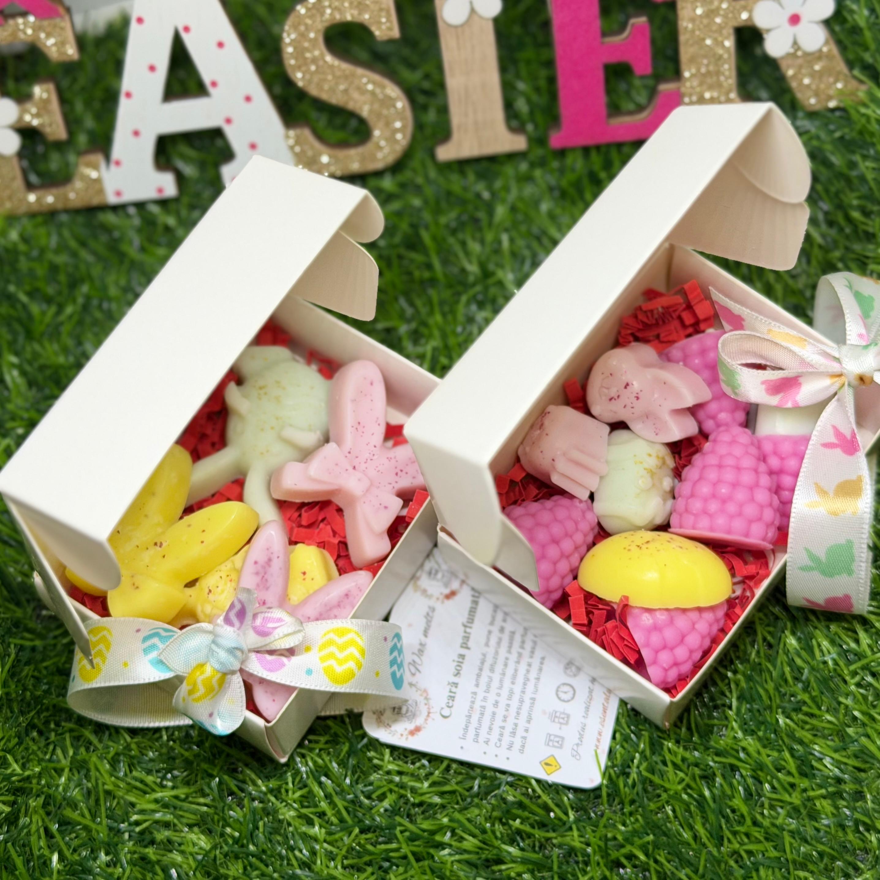 Set 2 cutii wax melts -simboluri de Paște