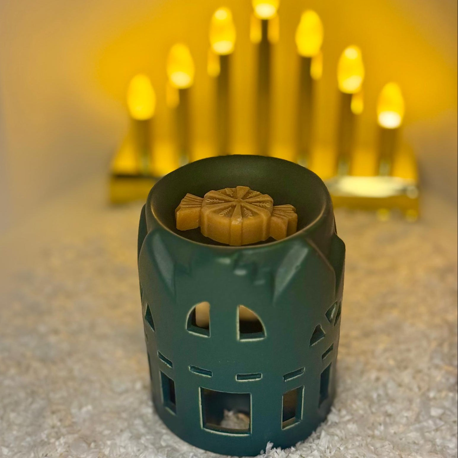 Wax burner - ”Orășelul Verde-Încântat”